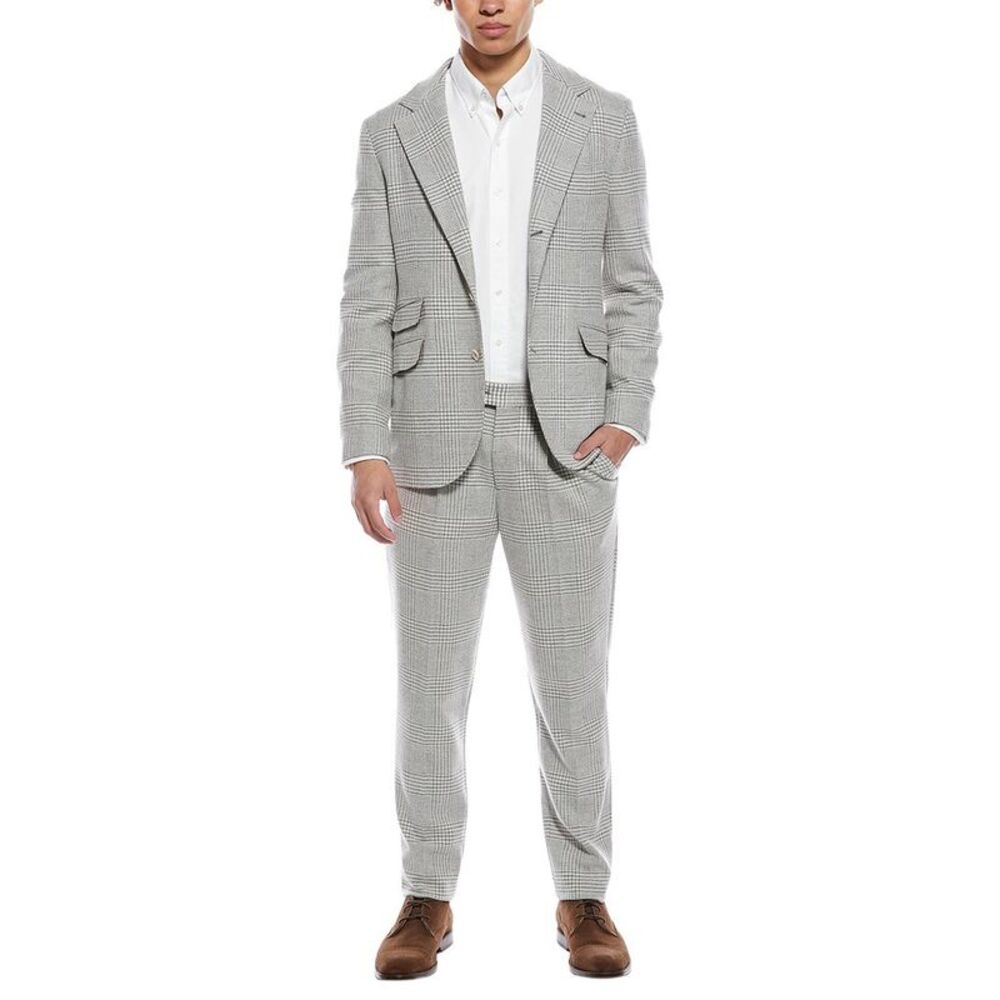 Brunello Cucinelli Mens Wool-Blend Suit